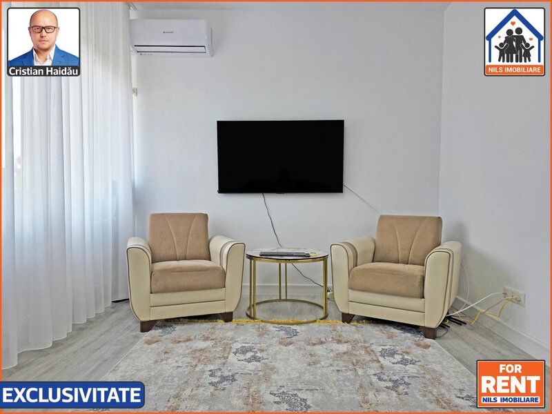 Damaroaia, sector 1 de inchiriat apartament 2 camere, bloc nou